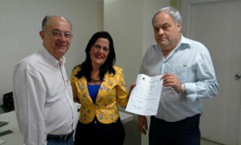 Prefeito José Ronaldo, Gerusa Sampaio e João Marinho