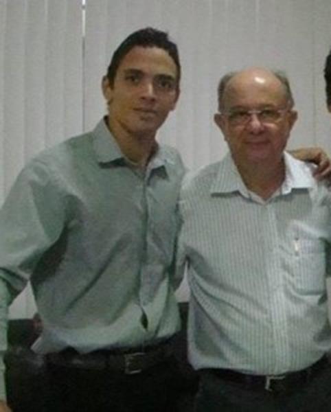 O pré-candidato  a vereador , Pastor Marcelo Vieira e o prefeito José Ronaldo,