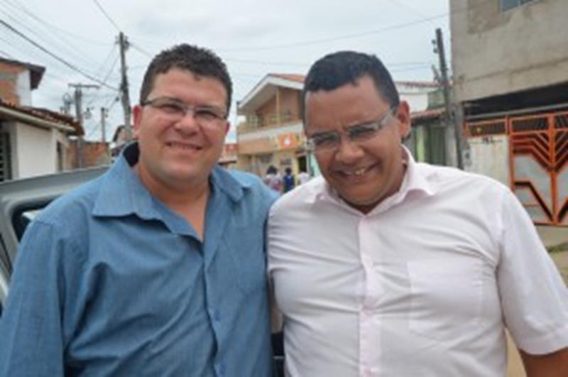 Vereador Felipe Vieira e Amadeu Junior 