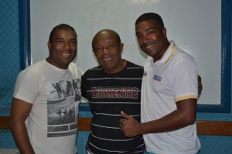 Paulo Silva, Slverio Silva (no centro) e Silverio Segundo (dir)