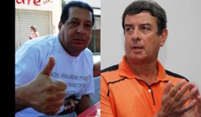 Professor Edilson Veloso e o ex-deputado federal Colbert Martins 