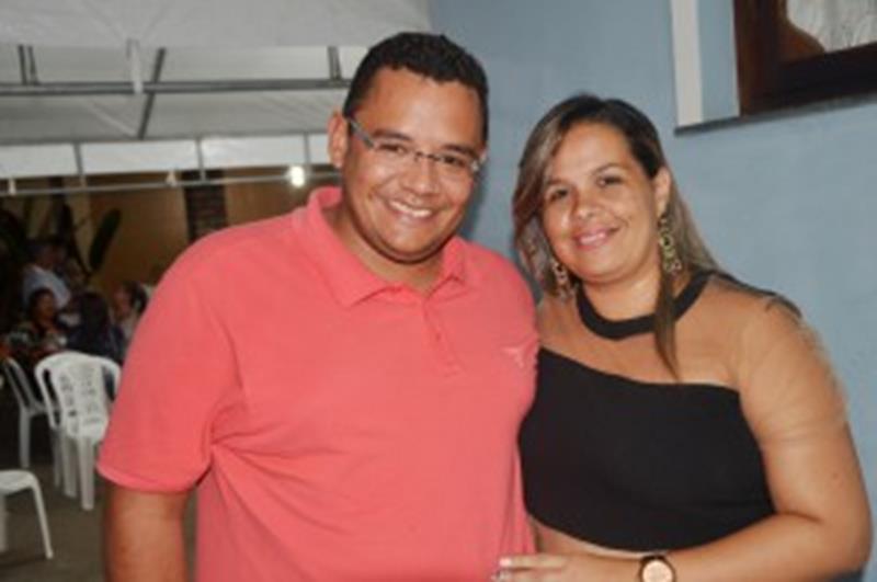 Vereador Felipe Vieira e sua esposa