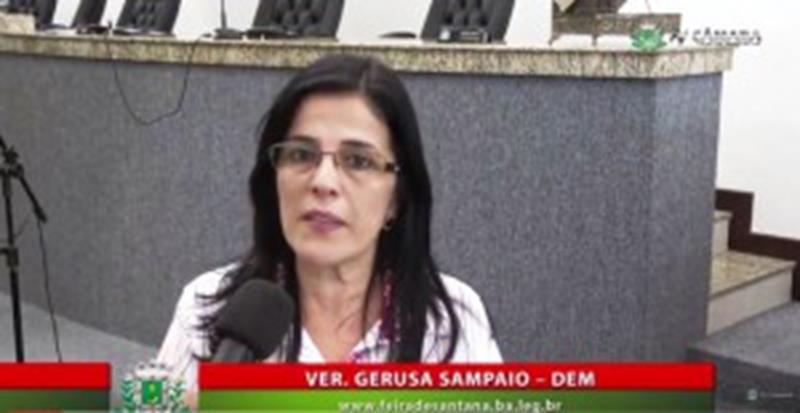 Vereadora Gerusa Sampaio 