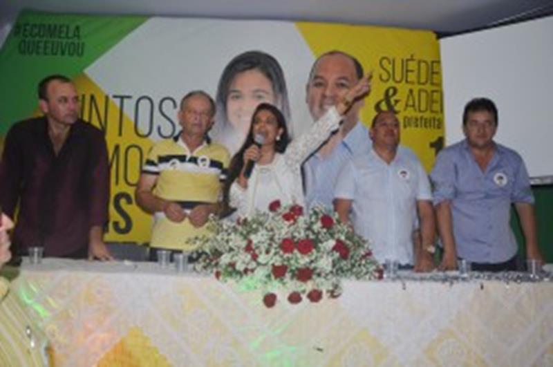 Sueder Silva referendada como a candidata a prefeita em Ipecaetá