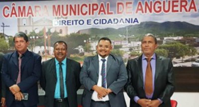 Milton de Guaribas e Felipe Vieira eleitos presidente e vice-presidente na Câmara Municipal de Anguera