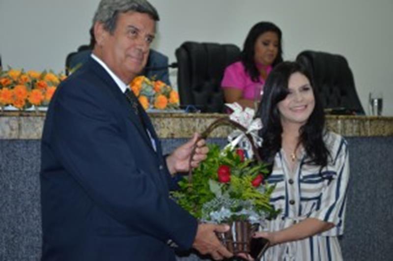 Prefeito Colbert e Dayane Pimentel 